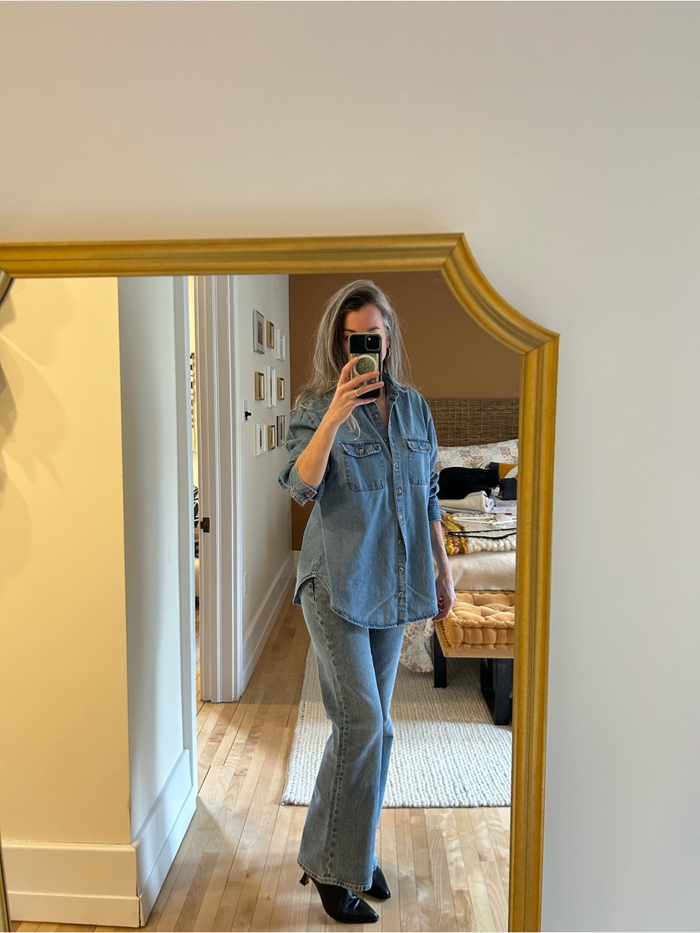 Billabong Light Blue oversized Denim Shirt
